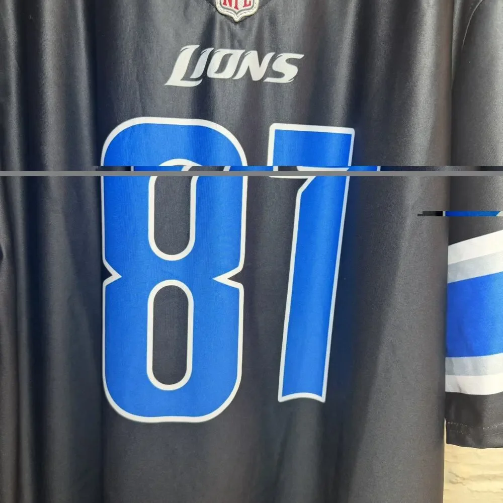 Calvin Johnson Detroit Lions Nike On Field Jersey Mens XXLARGE XXL